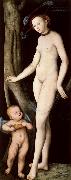 Venus and Cupid Carrying a Honeycomb Lucas Cranach the Elder